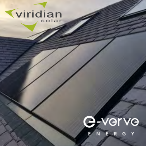 Viridian Solar In Roof Solar Panels installed on sloped roof with 3 velux windows #viridiansolar #inroofsolarpanels