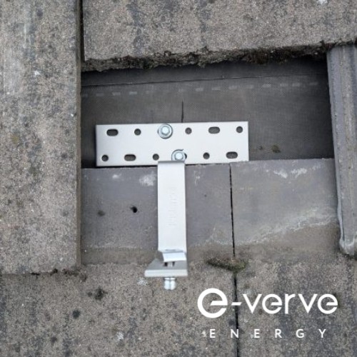 Solar panel brackets for concrete roof rosemary solar panel mounting brackets.
Nicholson solar panel brackets installed by e-verve energy