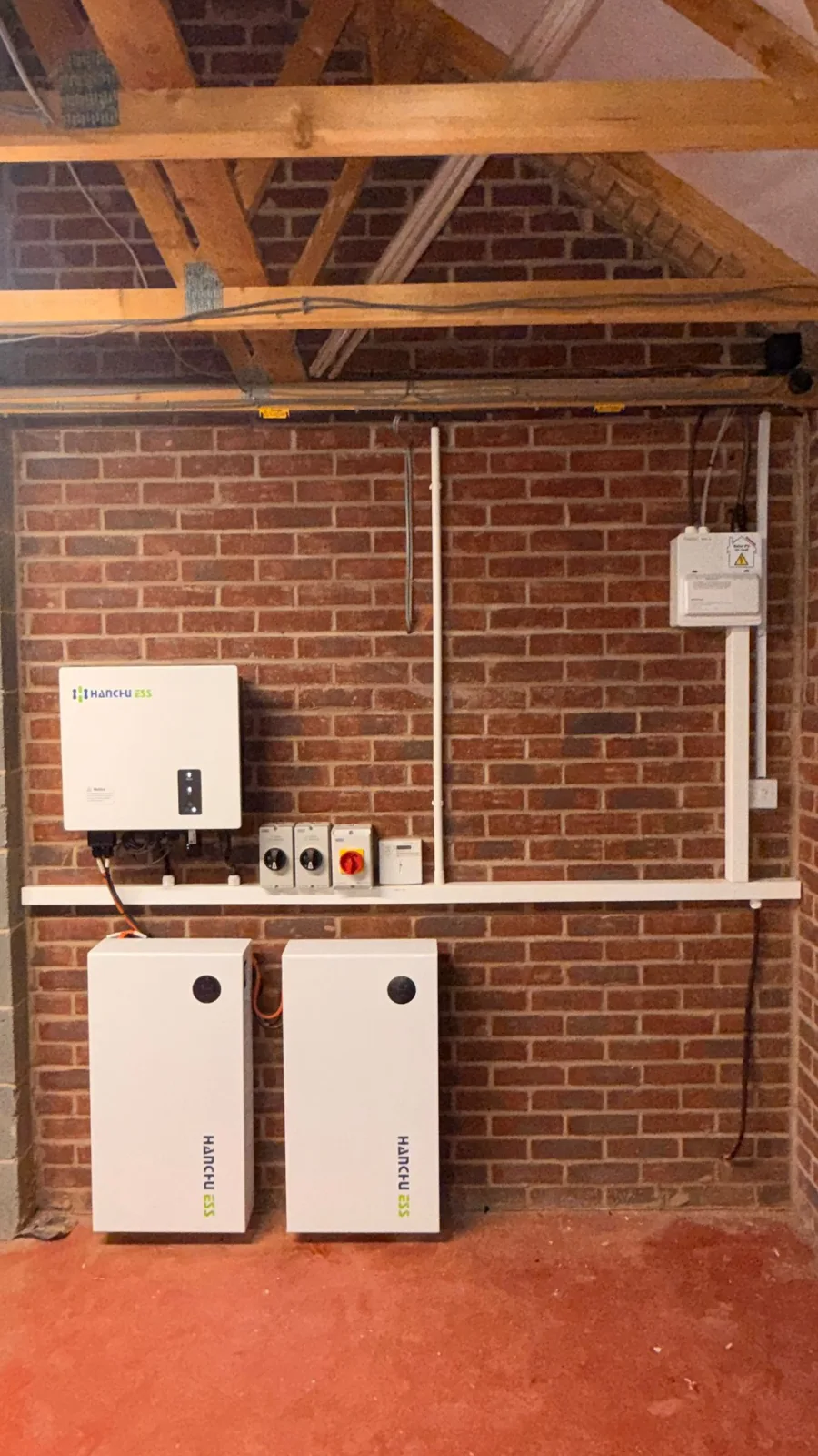A completed system in Warrington